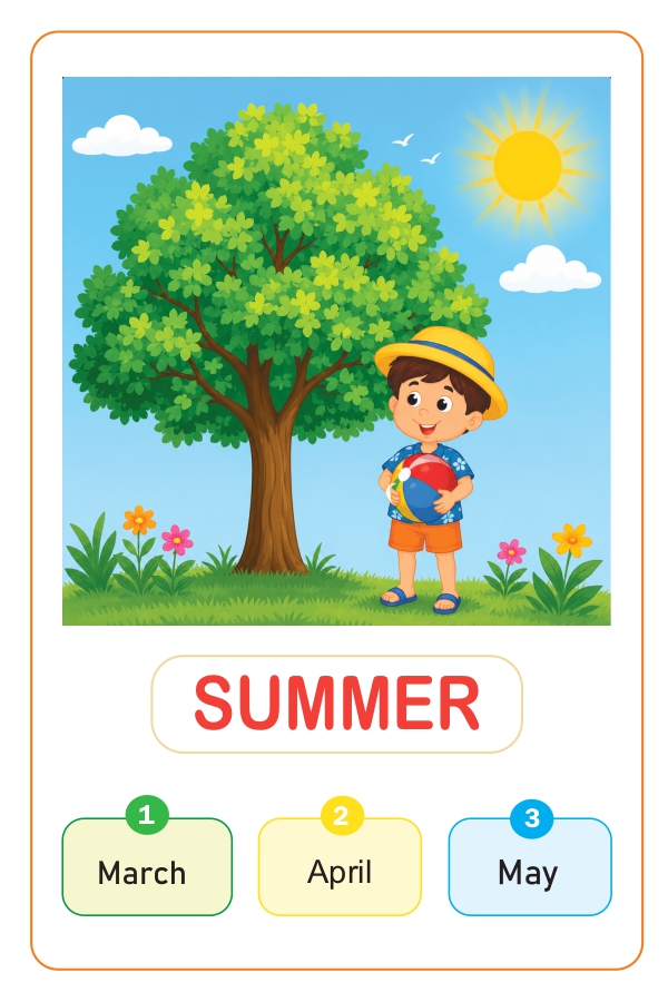 Seasons with months